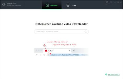 NoteBurner YouTube Video Downloader image