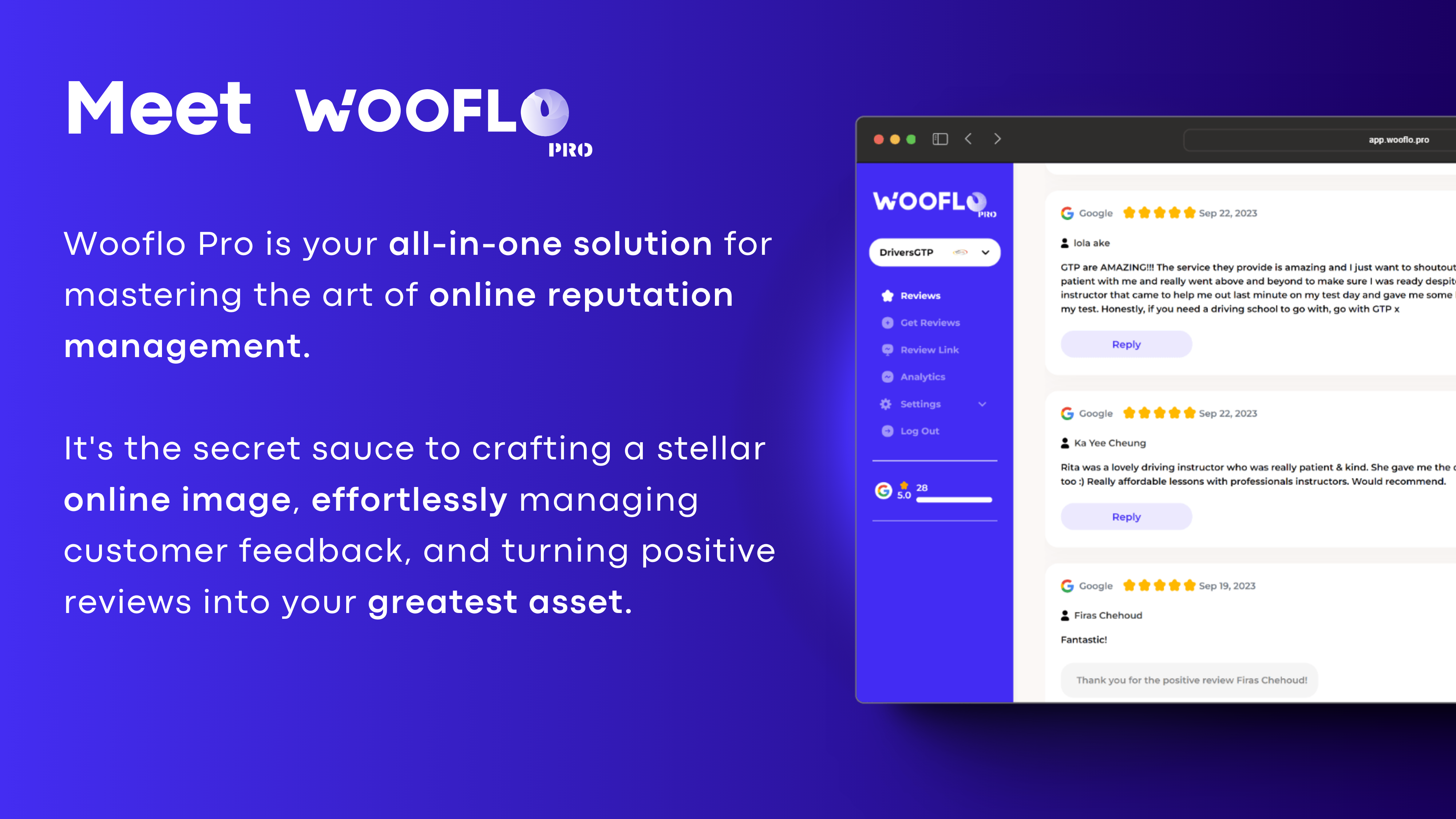 Wooflo Pro Bring in a fresh batch of customers straight from Google's doorstep!