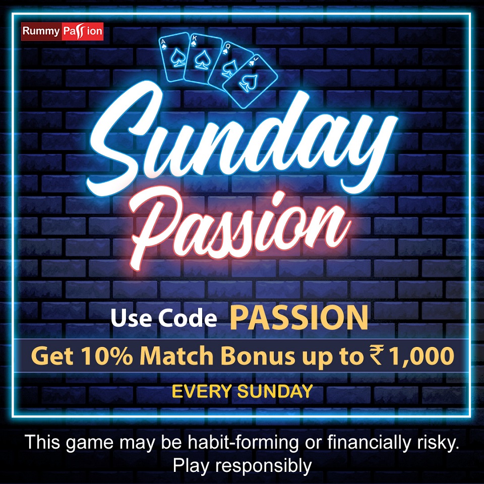 RummyPassion Sunday Passion Bonuses