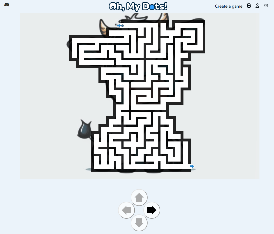 Oh My Dots Picture Maze