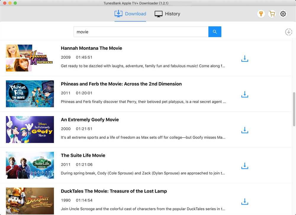 TunesBank Apple TV Downloader search for apple tv video