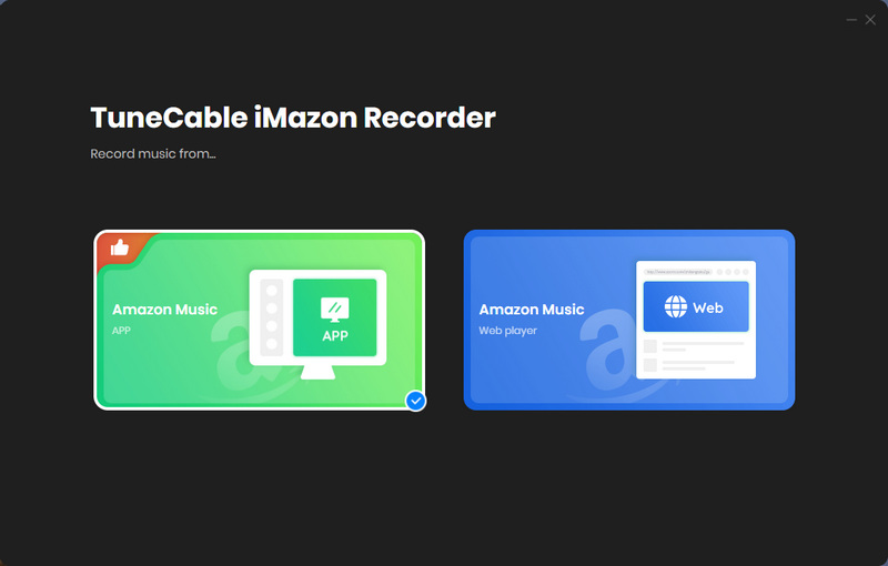 TuneCable Amazon Music Recorder main interface