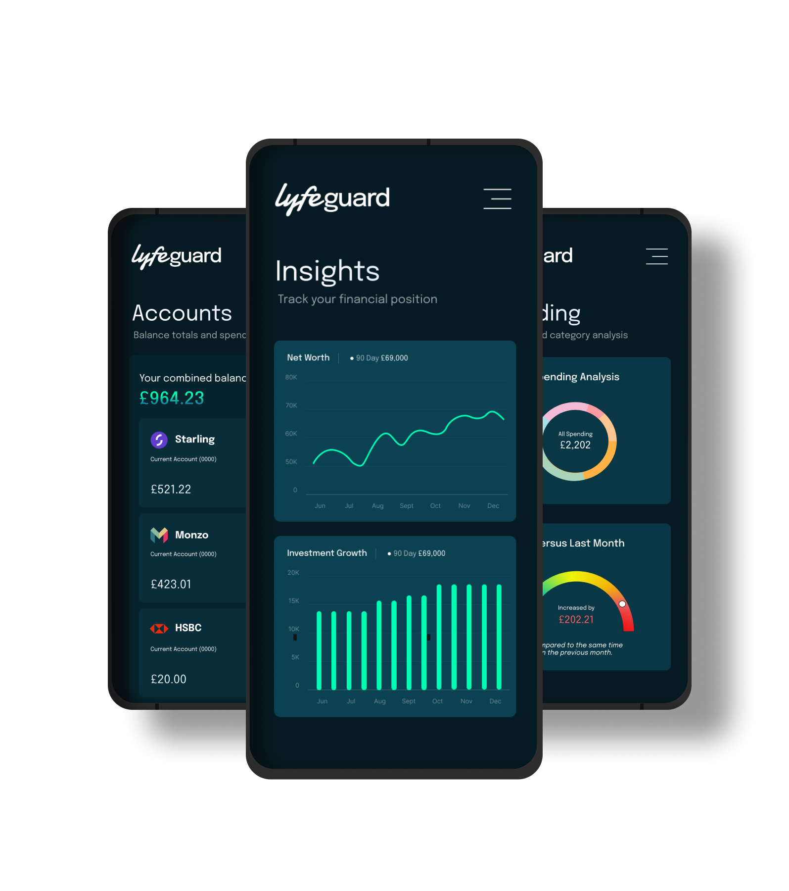 Lyfeguard Real-time financial insights and analytics
