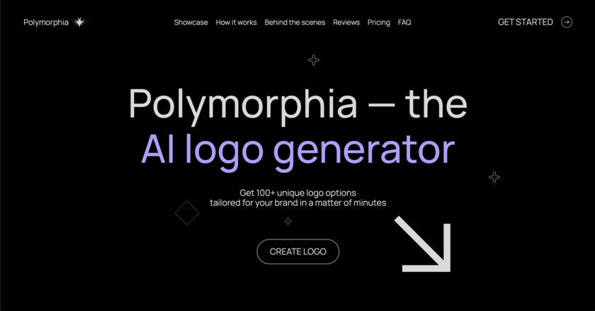 Polymorphia AI Landing Page