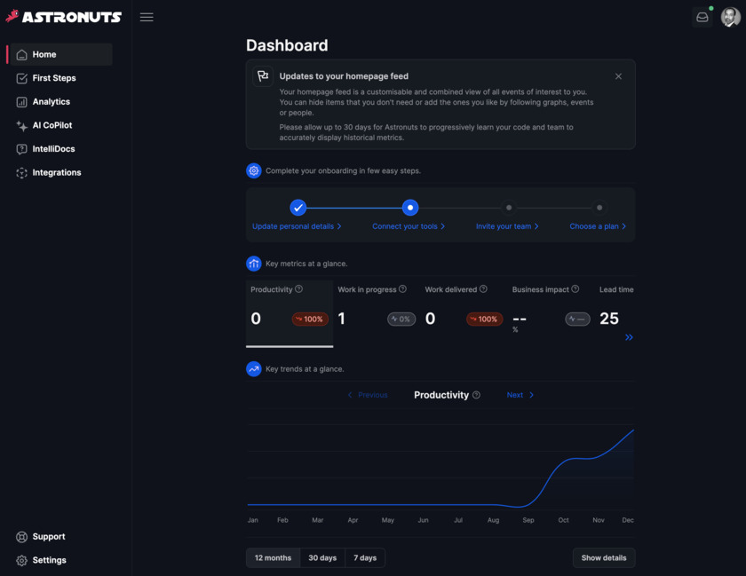 Astronuts.io Landing Page