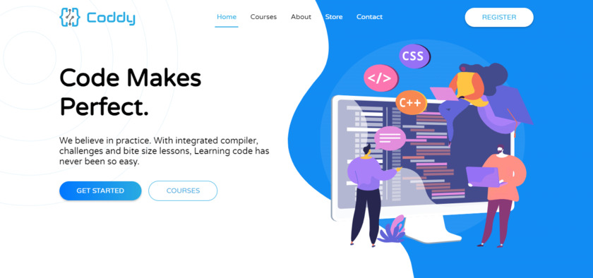 Coddy.tech Landing Page