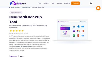 MigrateCloudData IMAP Mail Backup Tool image