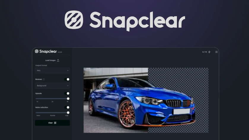 Snapclear Landing Page