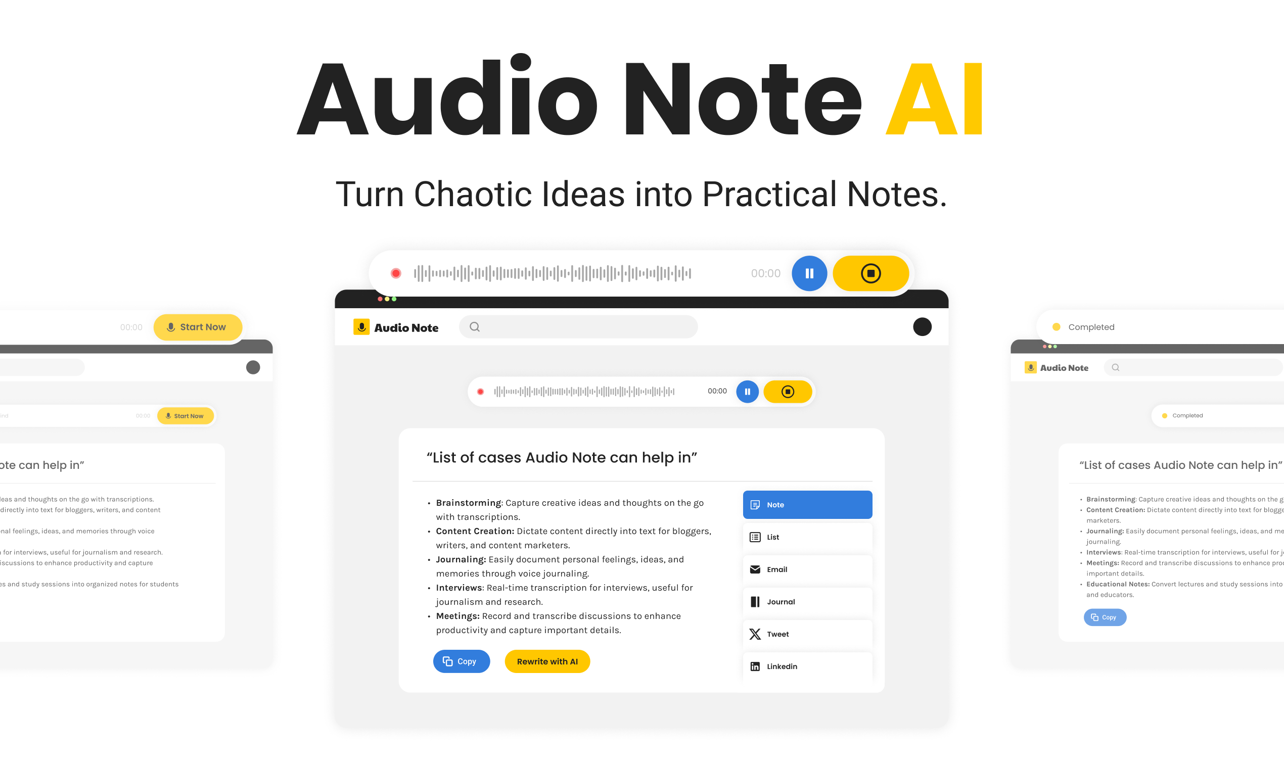 Audio Notes AI Audio Note AI