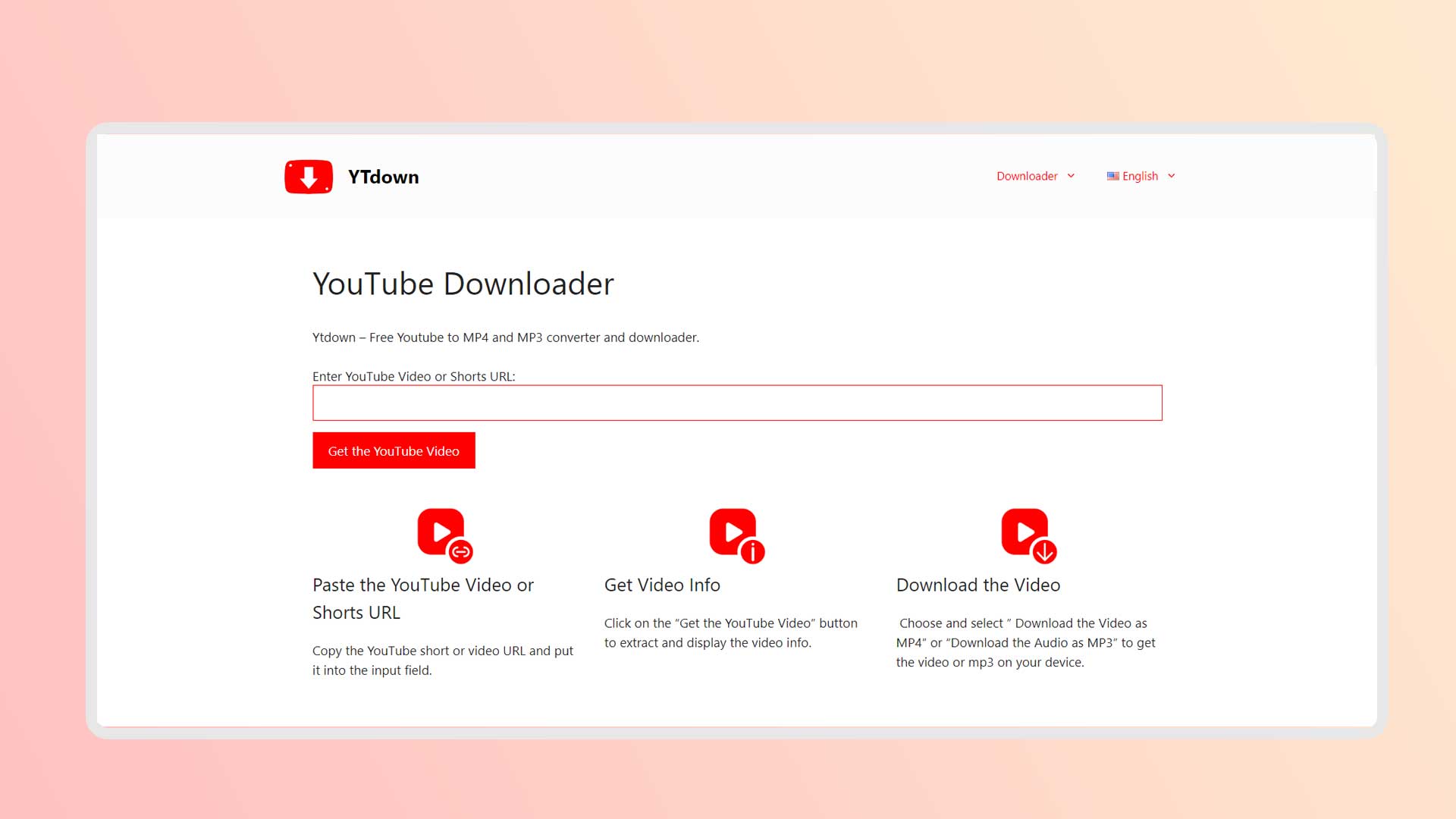 YTdown Ytdown - YouTube Video and Audio Downloader
