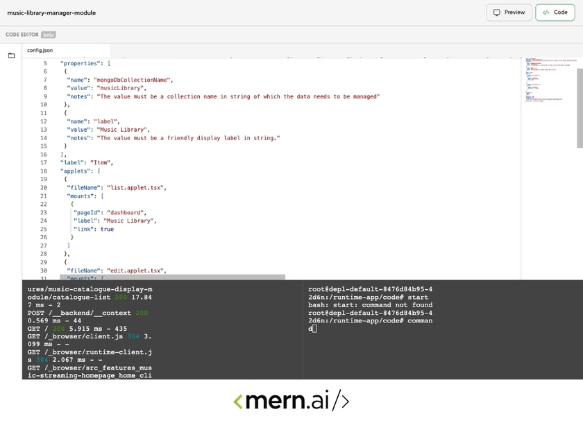 MERN.AI Landing Page