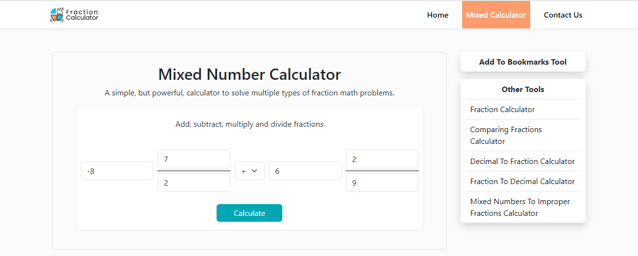 Fraction-Calculator.net 