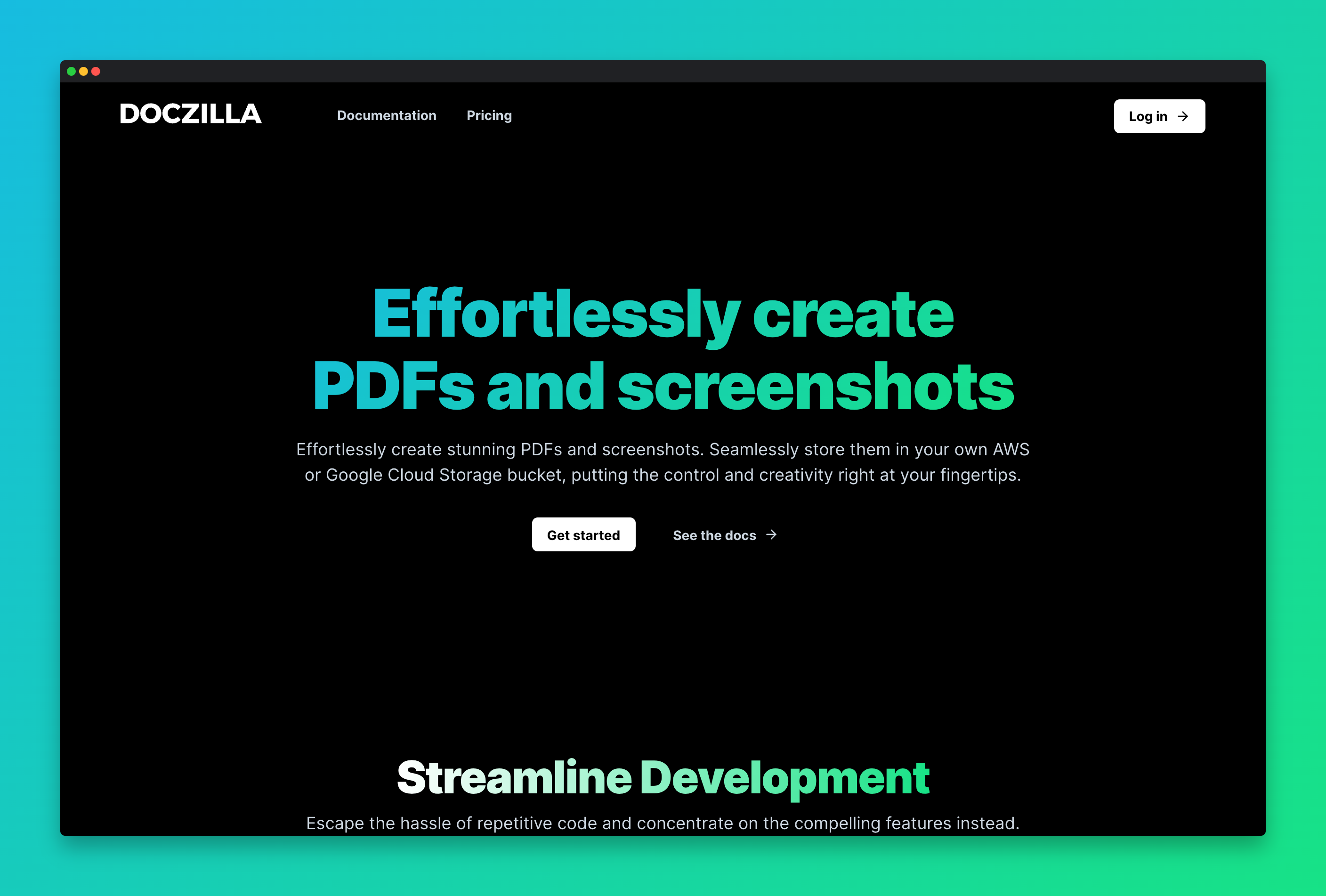 Doczilla Product screenshots