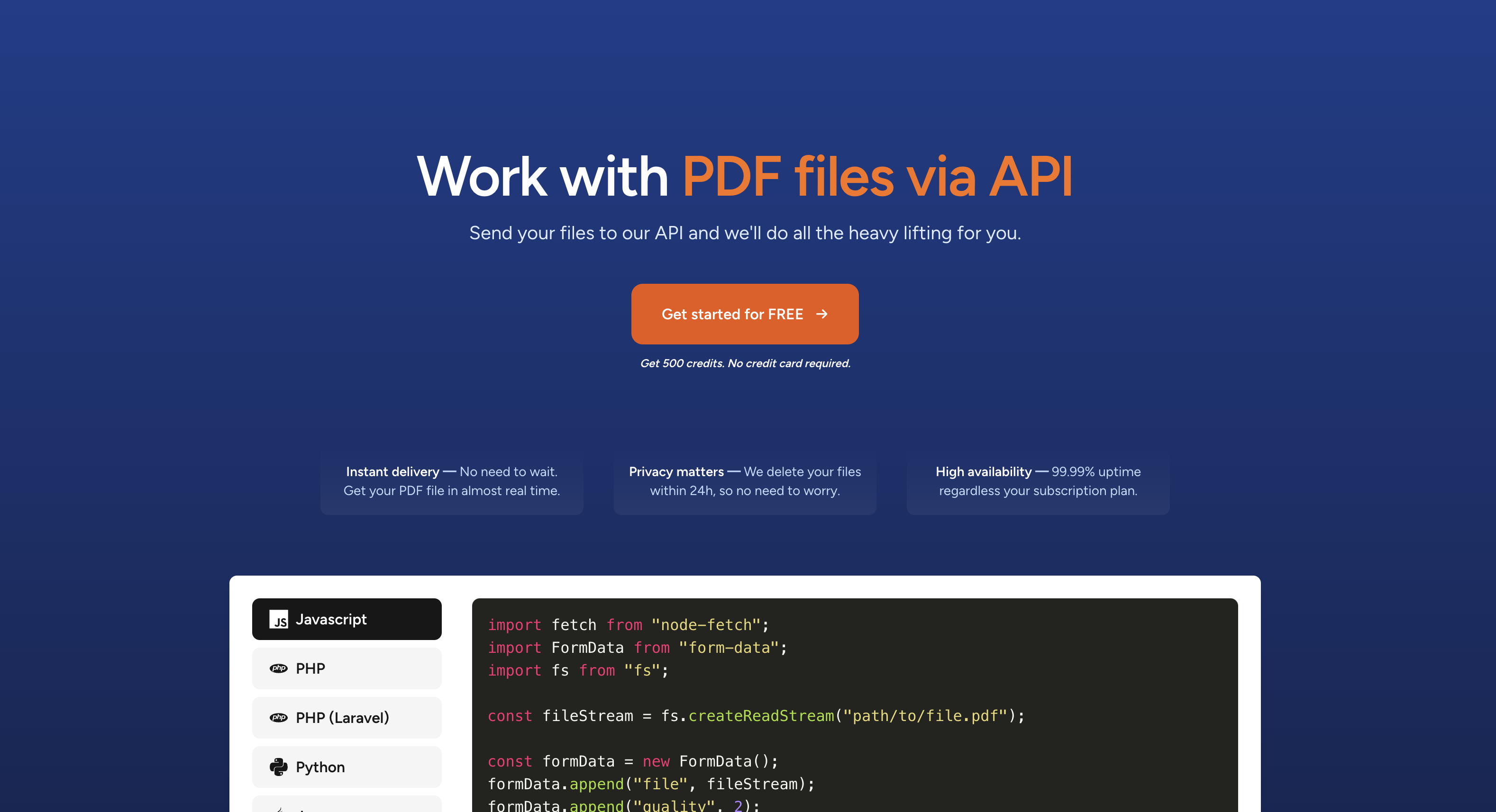 WebPDF webpdf-api-for-pdf-files