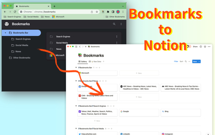 Bookmarks to Notion image