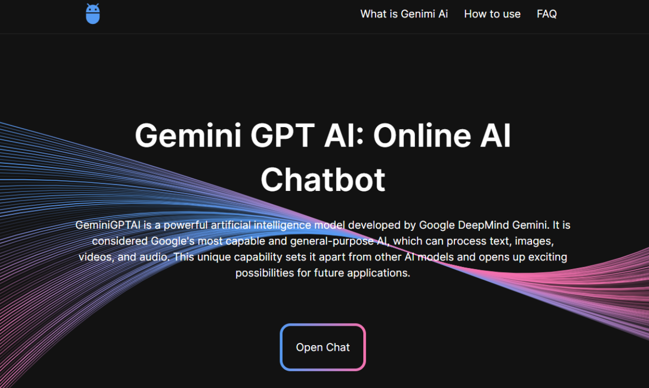 Gemini GPT AI Gemini GPT AI Home Page