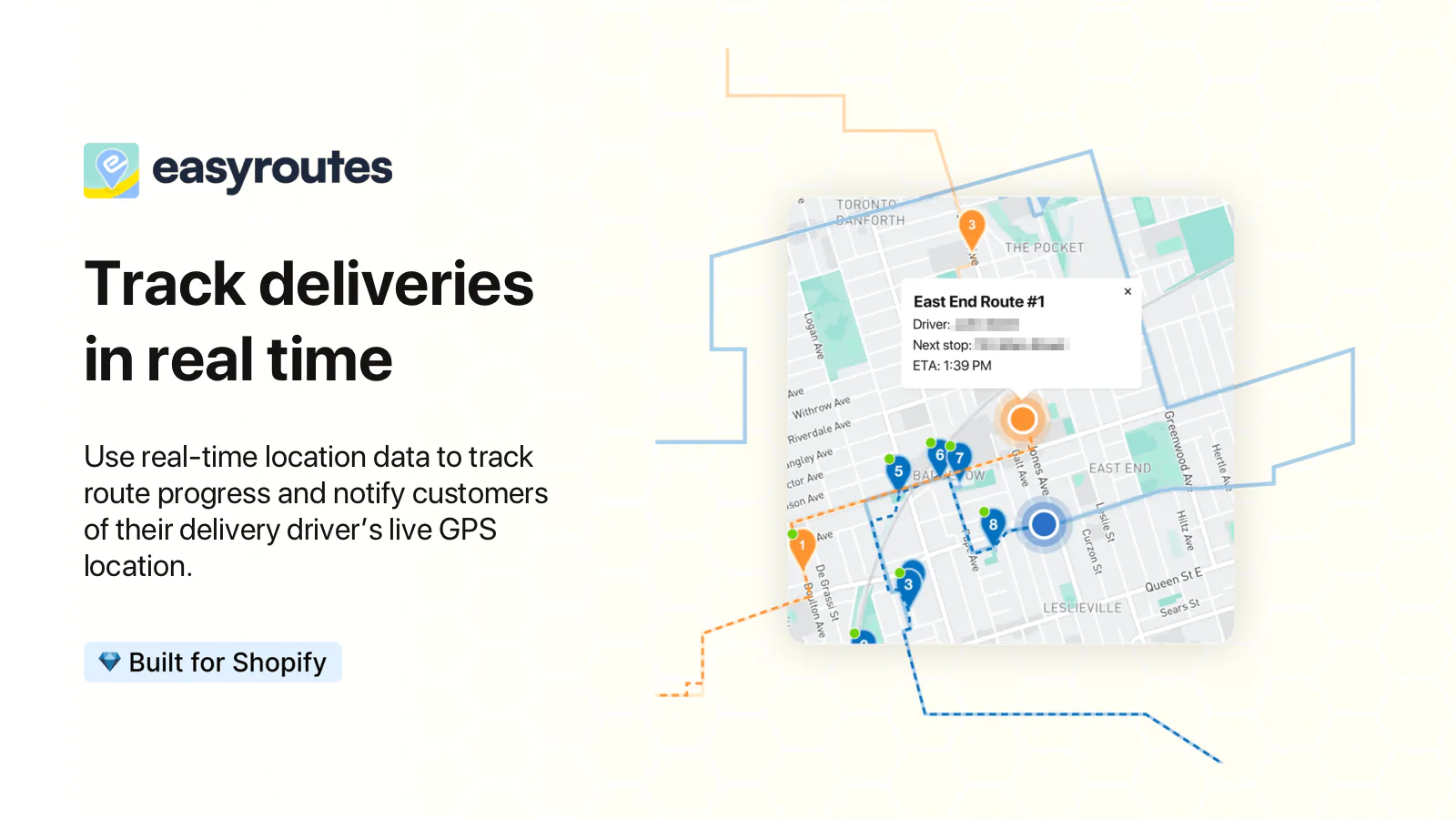 EasyRoutes Track deliveries in real time