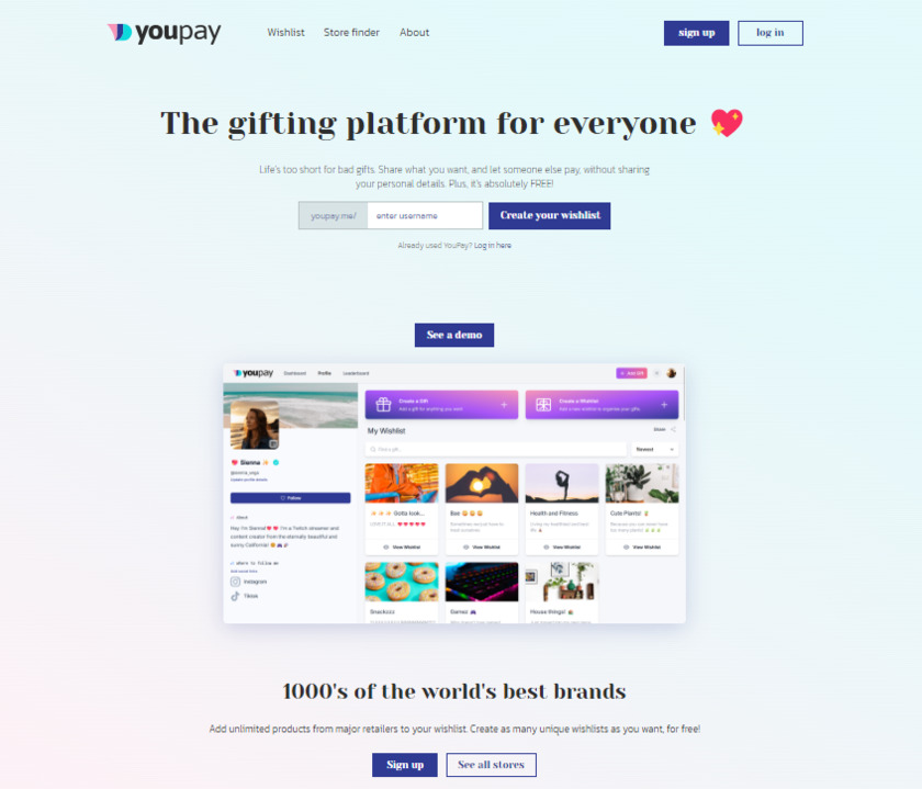 YouPay Landing Page