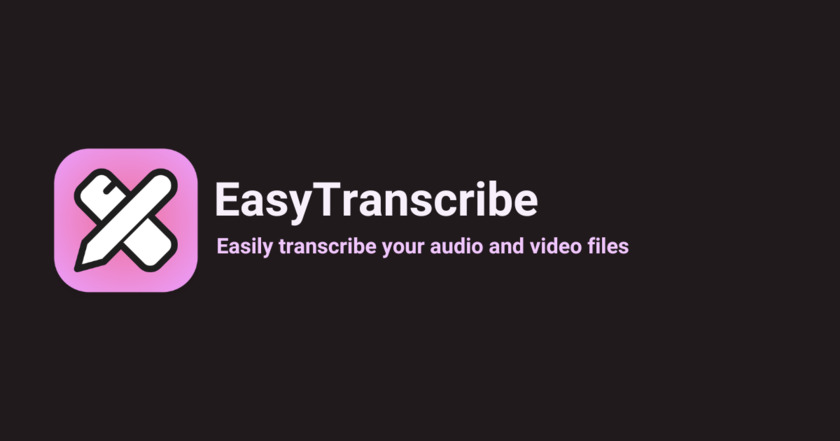 EasyTranscribe App Landing Page