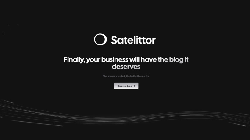 Satellitor Landing Page