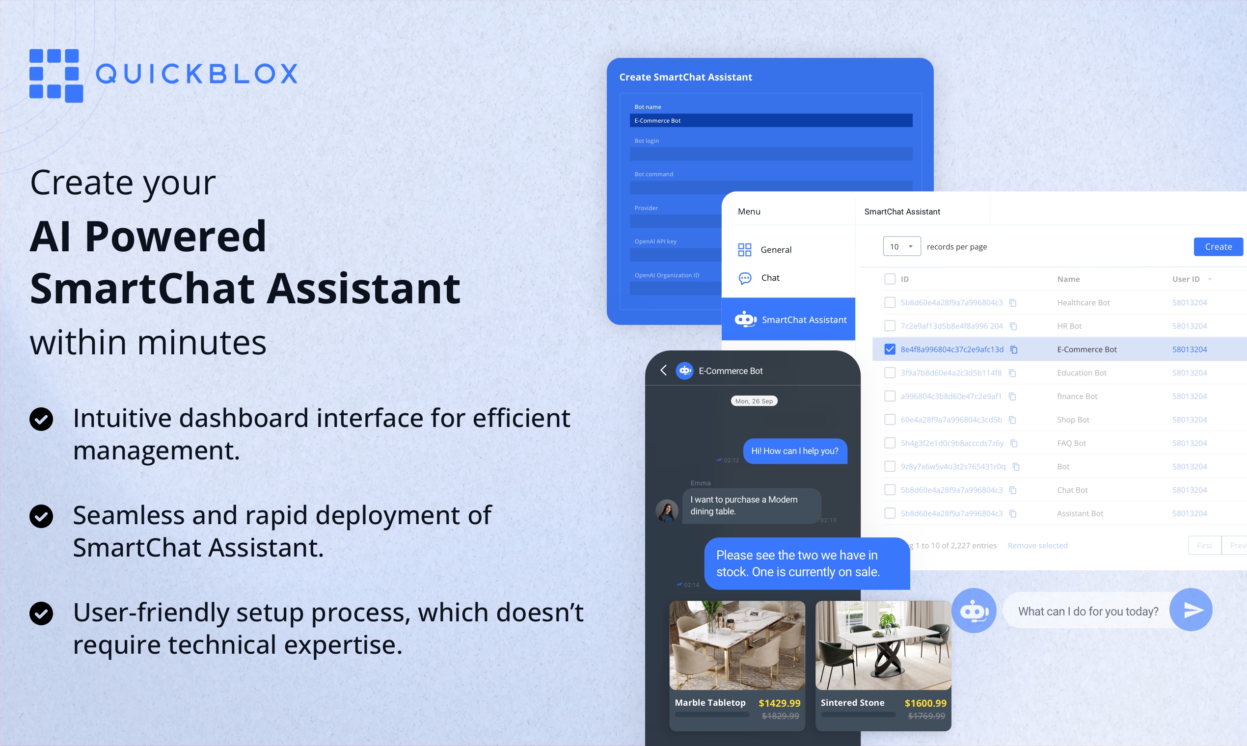 QuickBlox SmartChat Assistant SmartChat Assistant