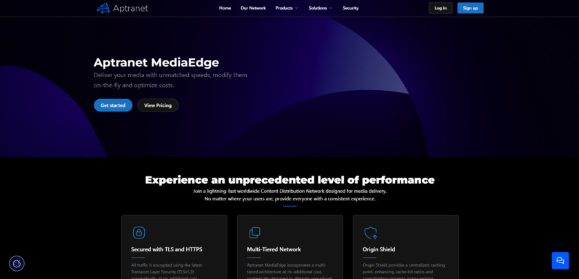 Aptranet MediaEdge Landing Page