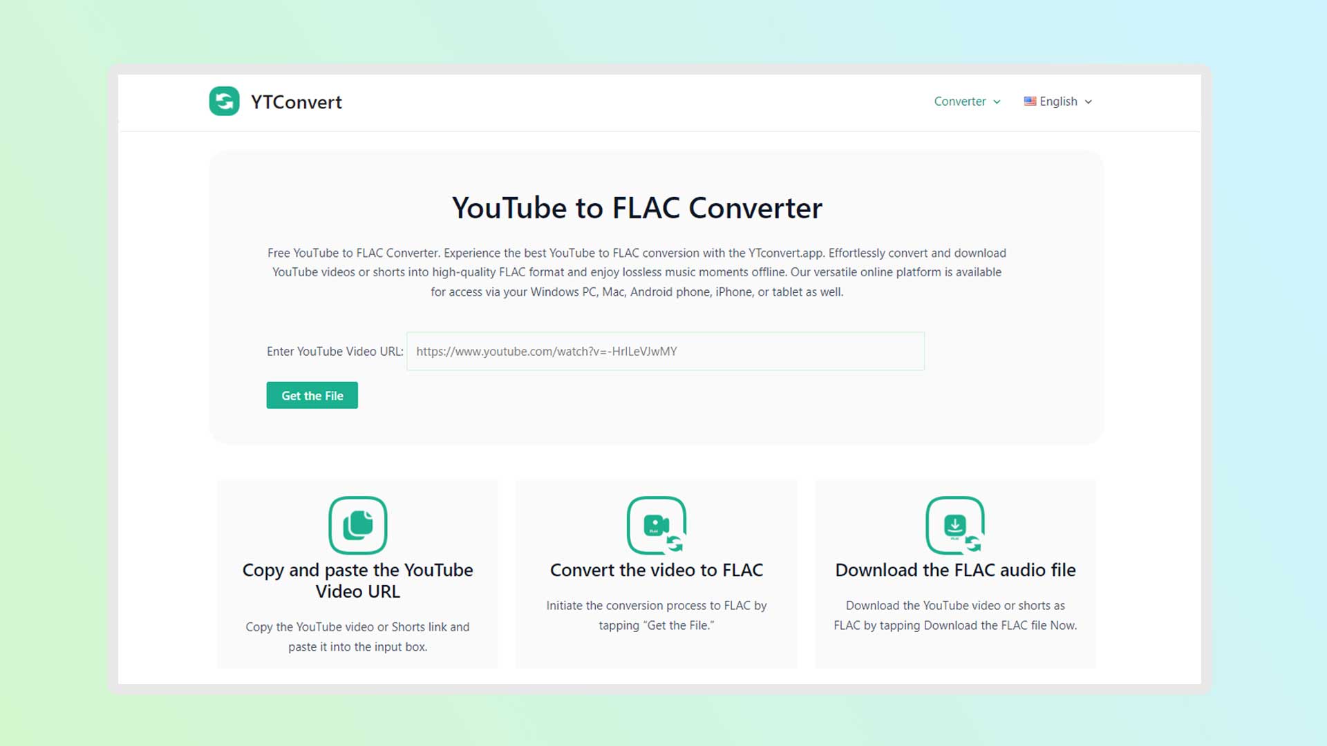 YTConvert.app Ytconvert - YouTube to FLAC