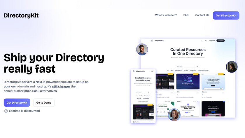 DirectoryKit.xyz Landing Page