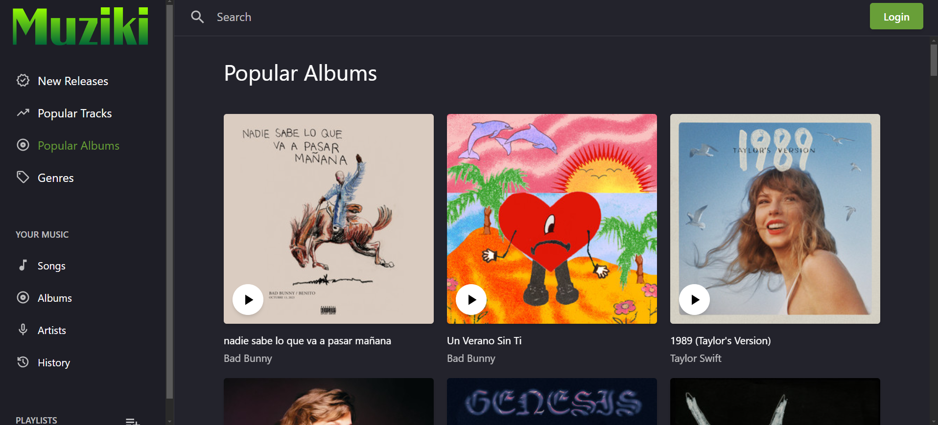 Muziki Popular Albums