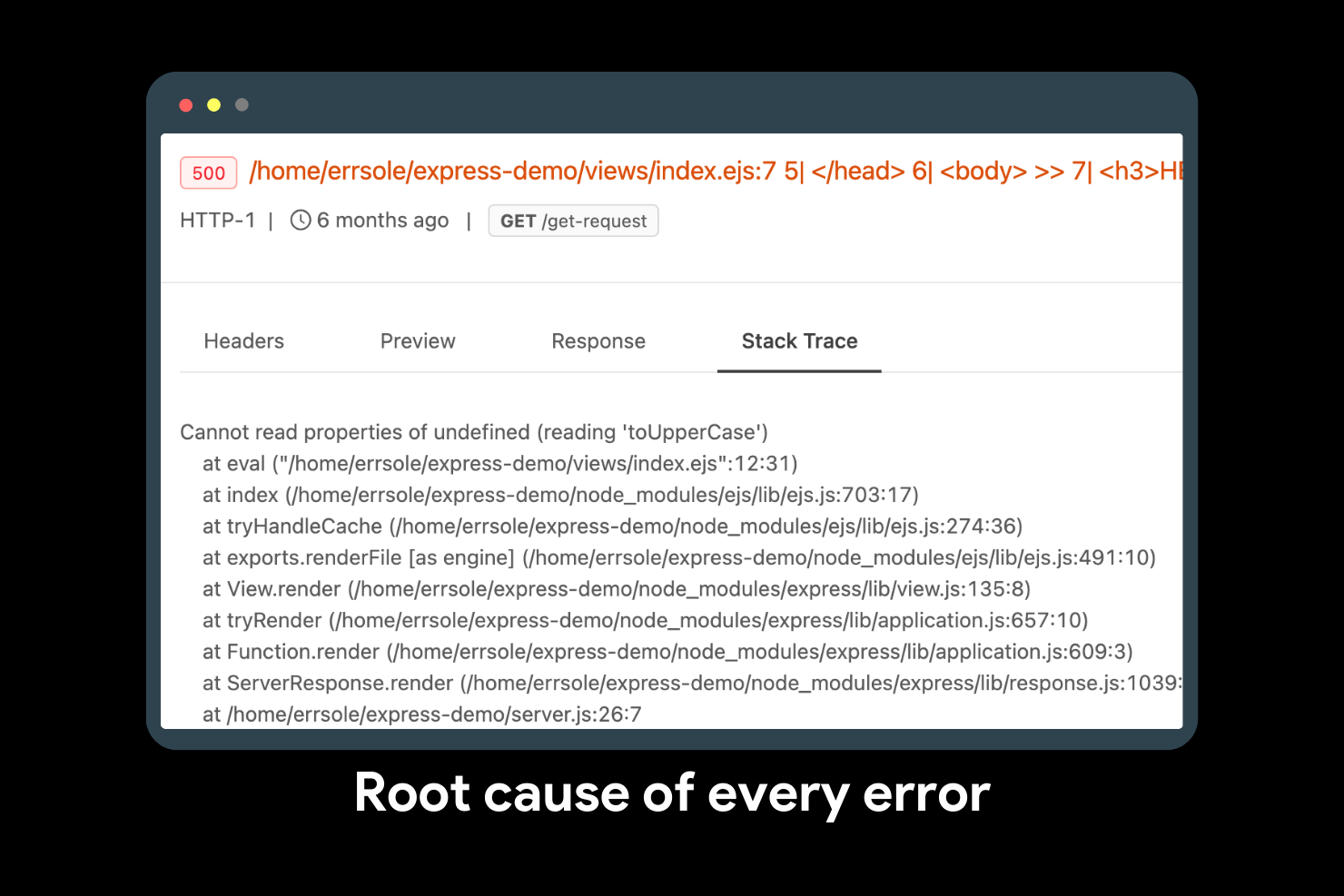 Errsole Cloud Root cause of every error