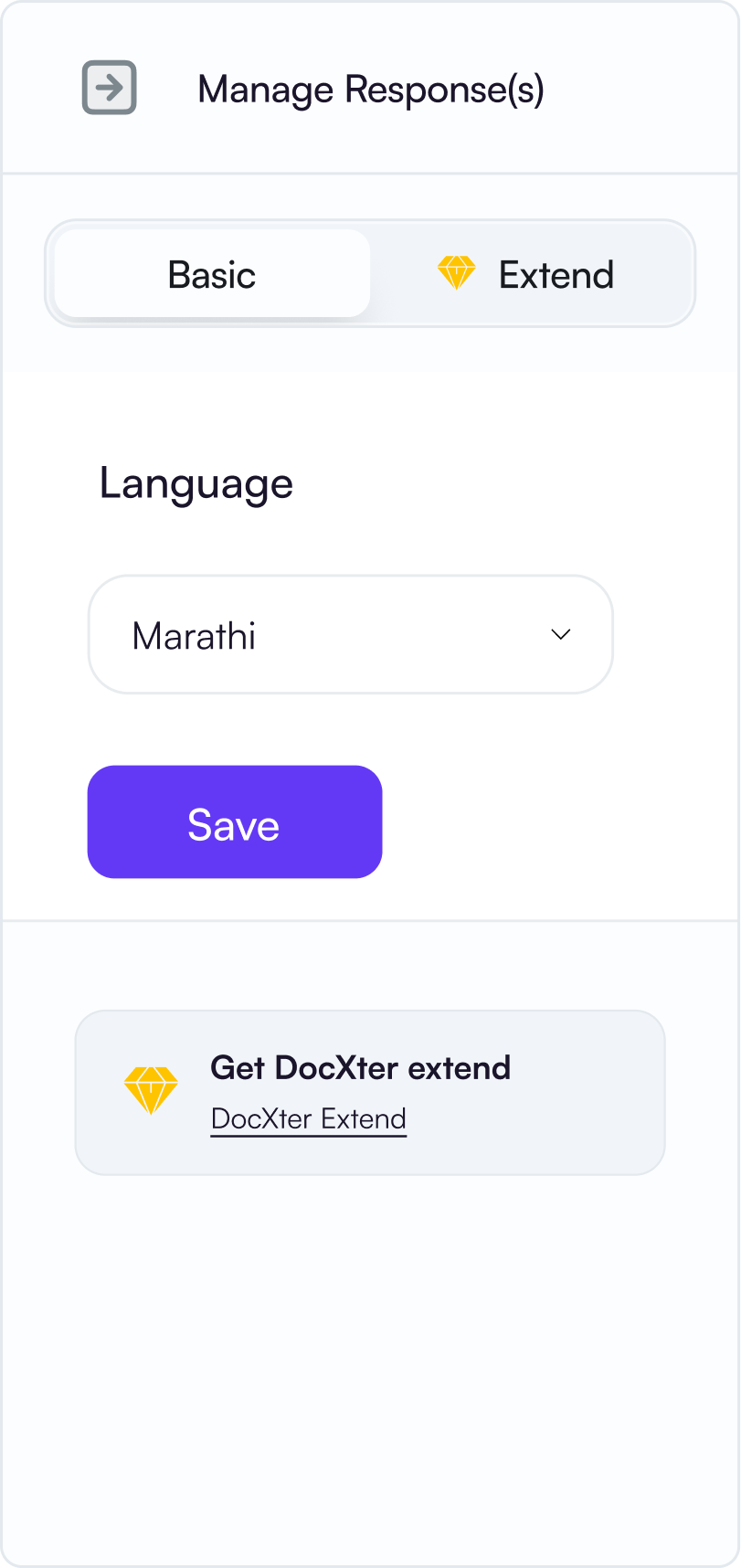 DocXter DocXter - Customize Output, with support of multiple languages