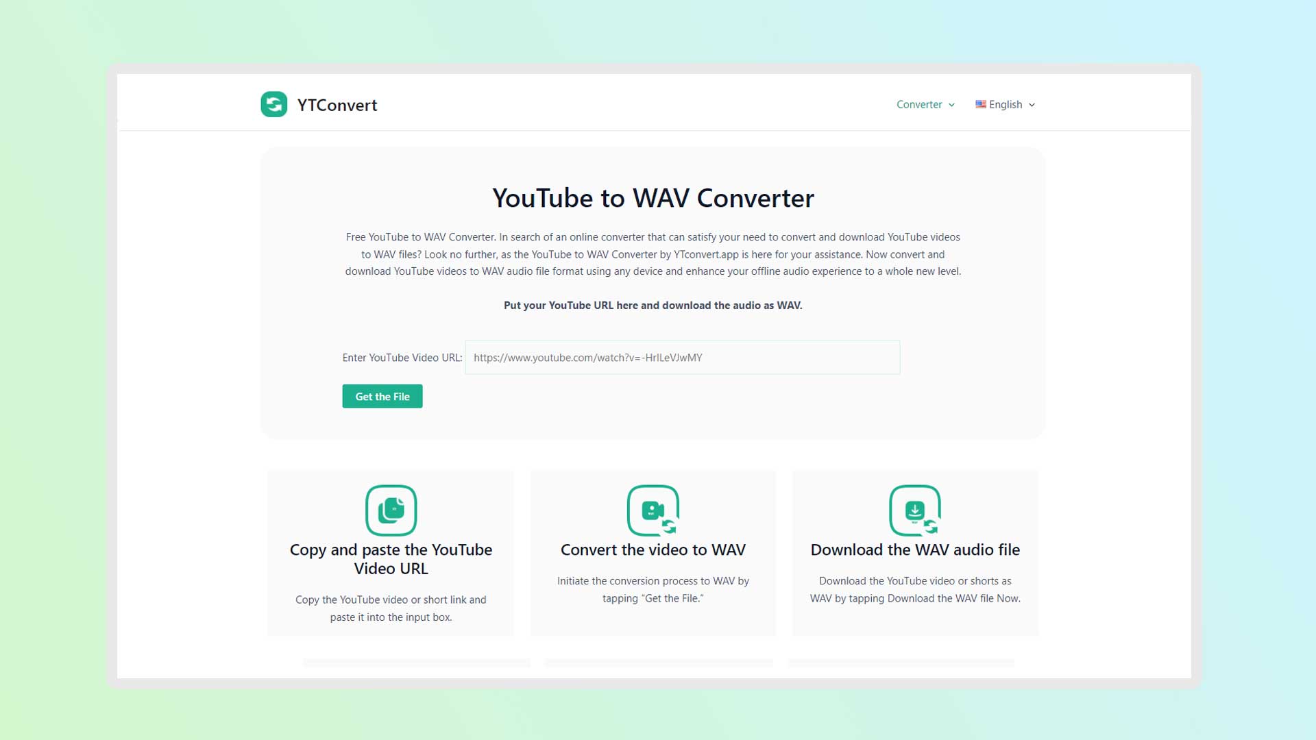 YTConvert.app Ytconvert - YouTube to WAV
