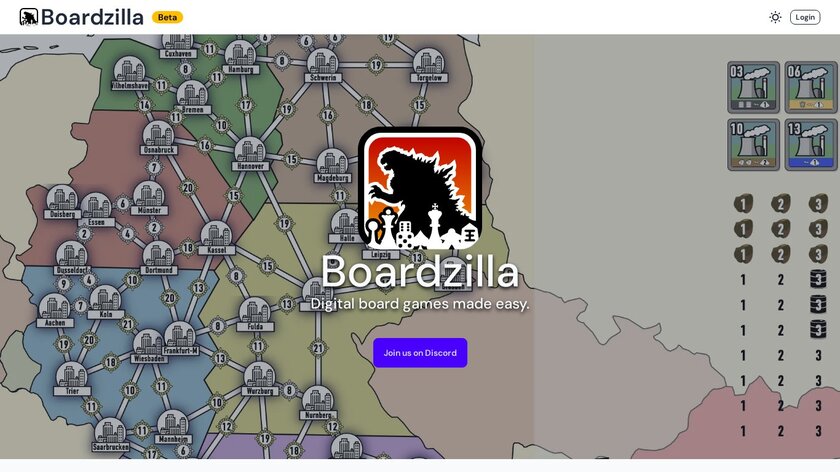 Boardzilla Landing Page