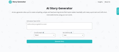 Story Generator screenshot