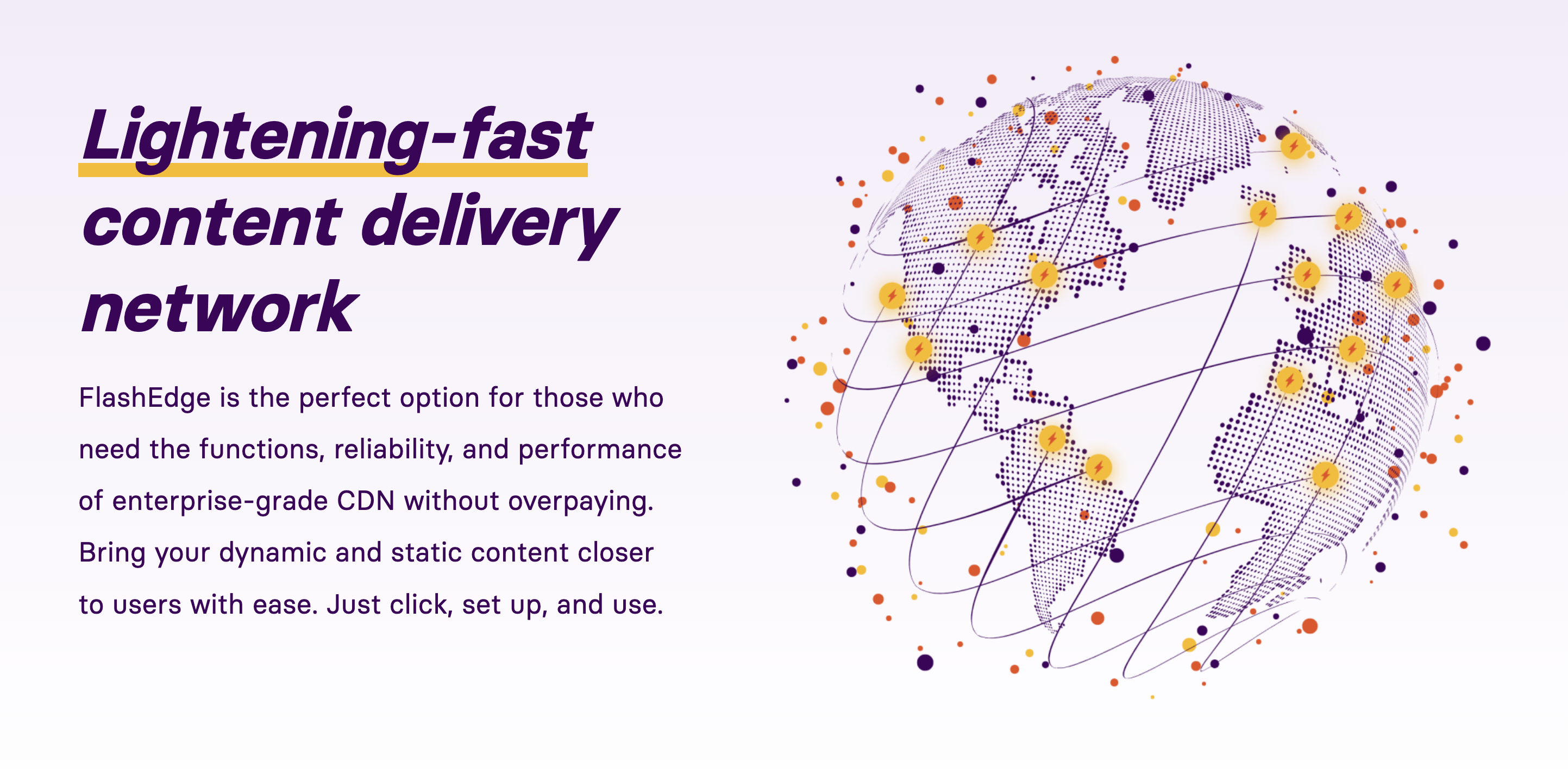 FlashEdge CDN Lightening-fash content delivery network