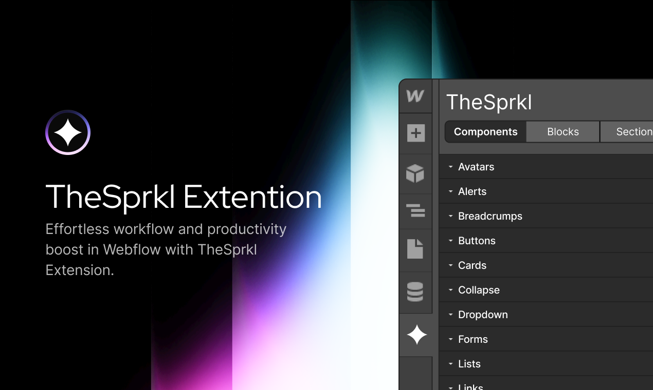 TheSprkl TheSprkl Chrome Extension for Webflow