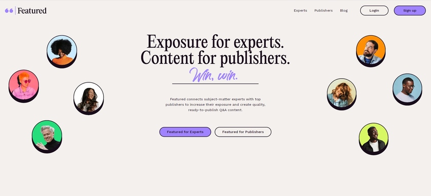 Featured Landing Page