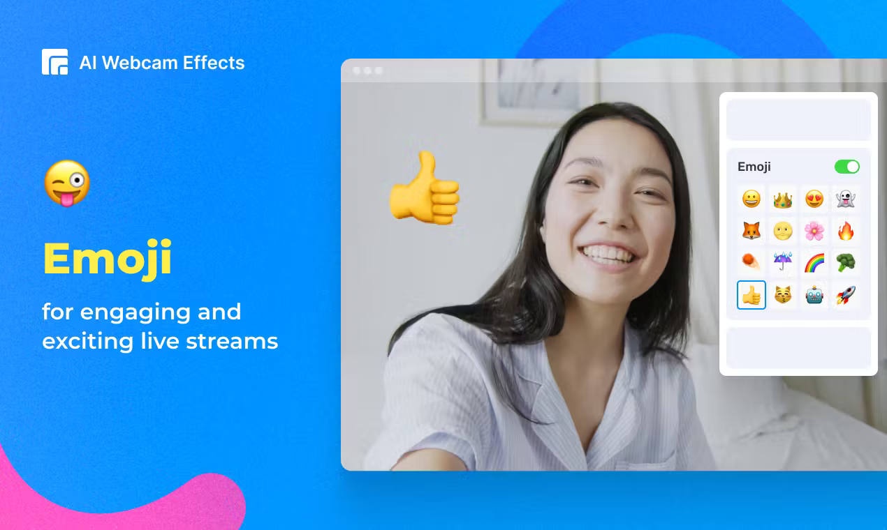 AI Webcam Effects Emojis