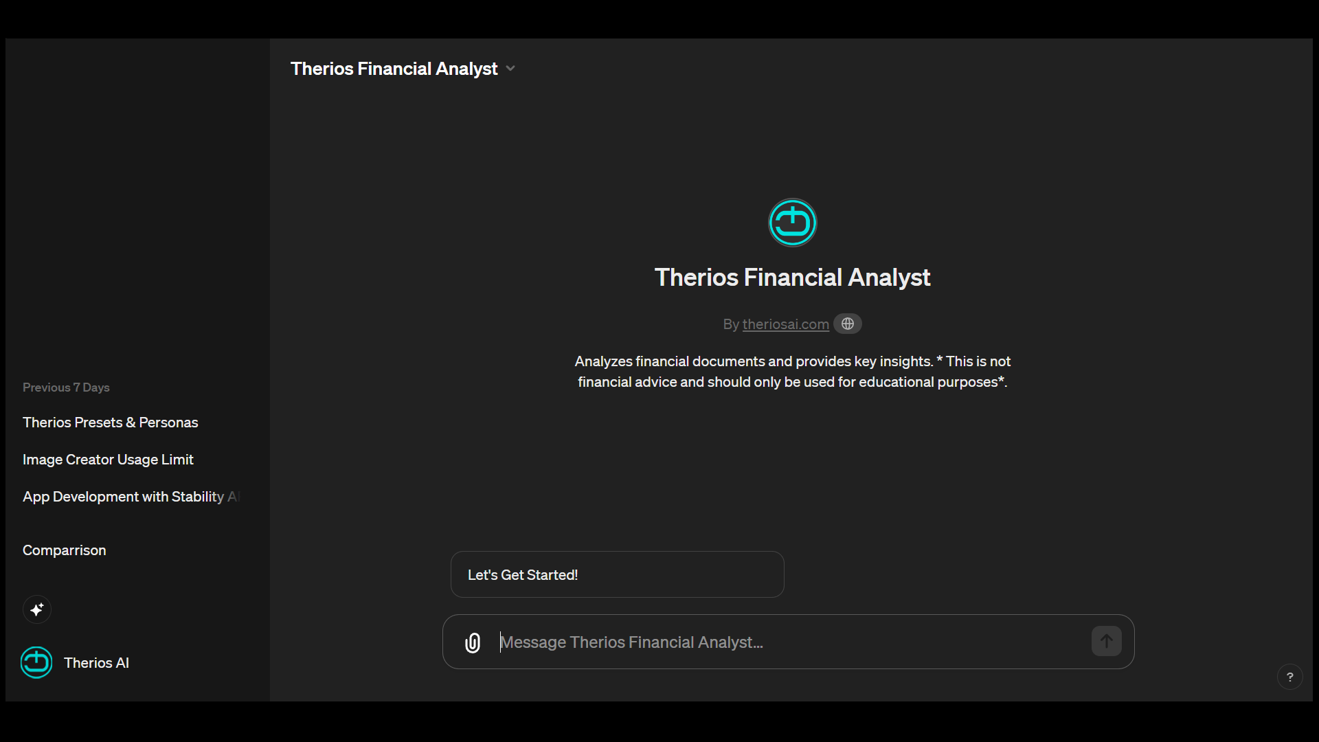 Therios AI Therios AI Financial Analyst