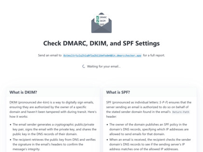 DMARC Checker App image