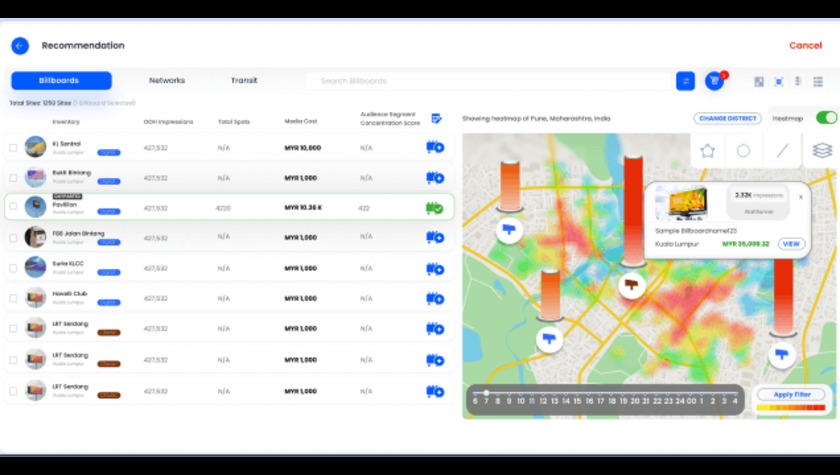 Moving Walls Data for Targeting OOH Audiences