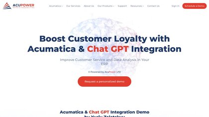 Acupower Chat GPT in Acumatica image