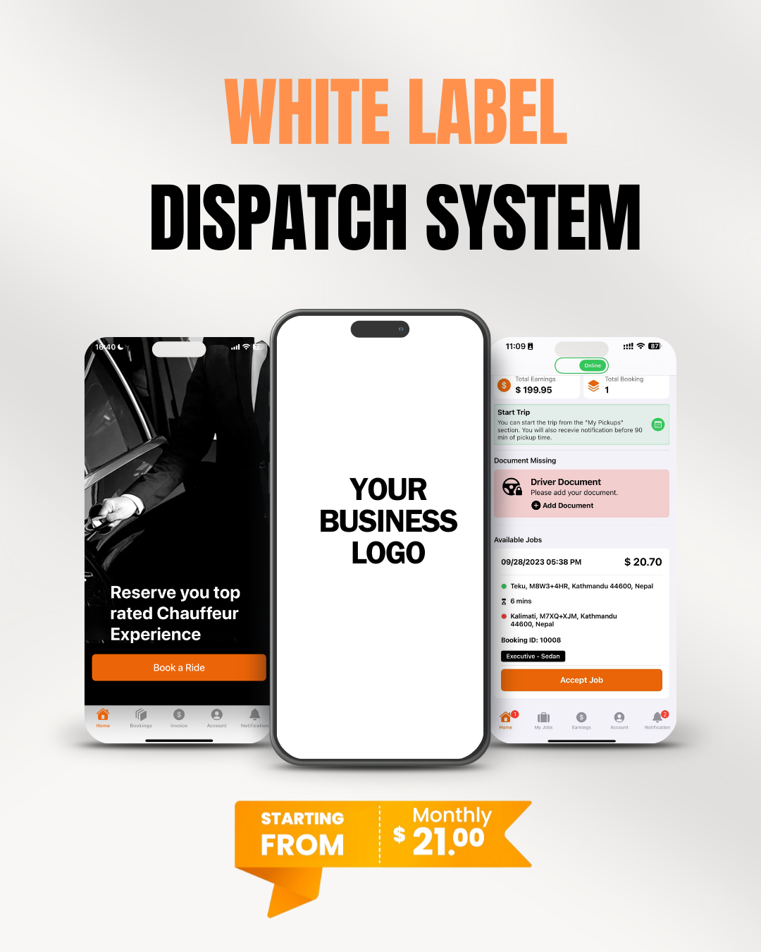 A to Z Dispatch White Label Limo Reservation Tool