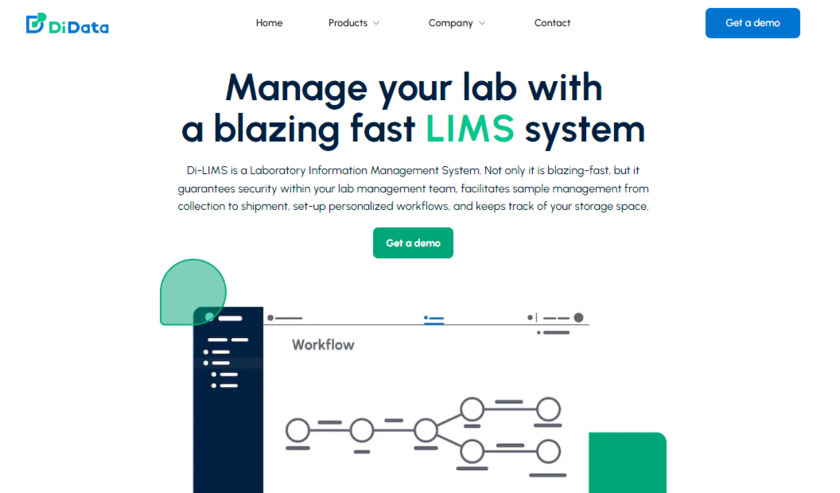 Di-LIMS Landing Page