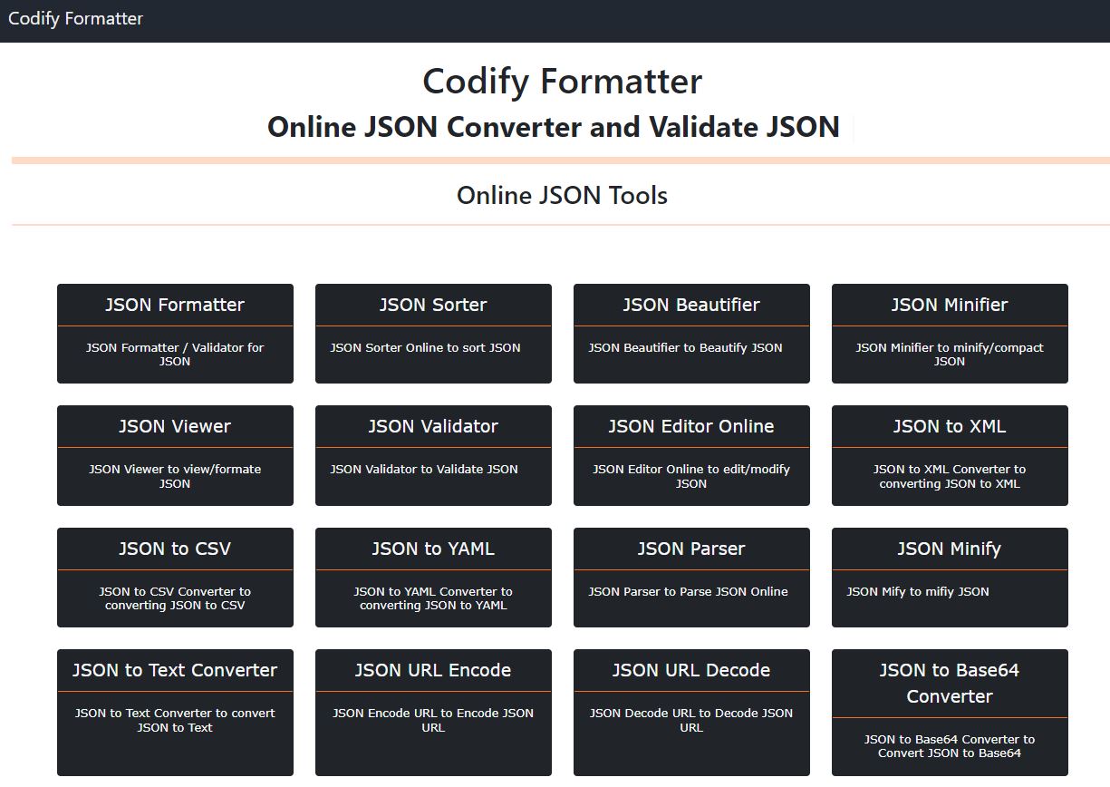 CodifyFormatter.org Codifyformatter
