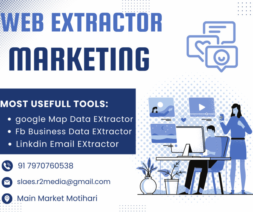 R2Media Google Map Data Extractor Landing Page