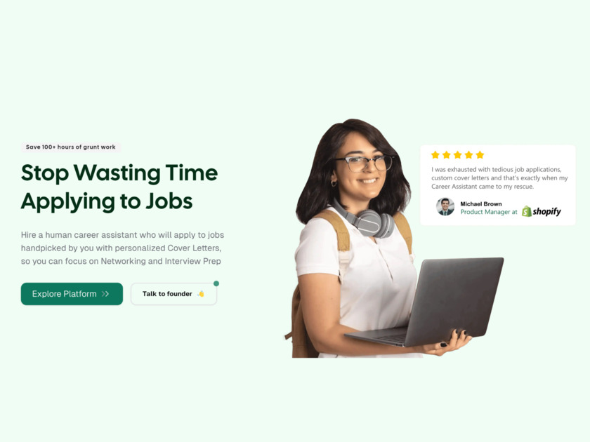 scale.jobs Landing Page