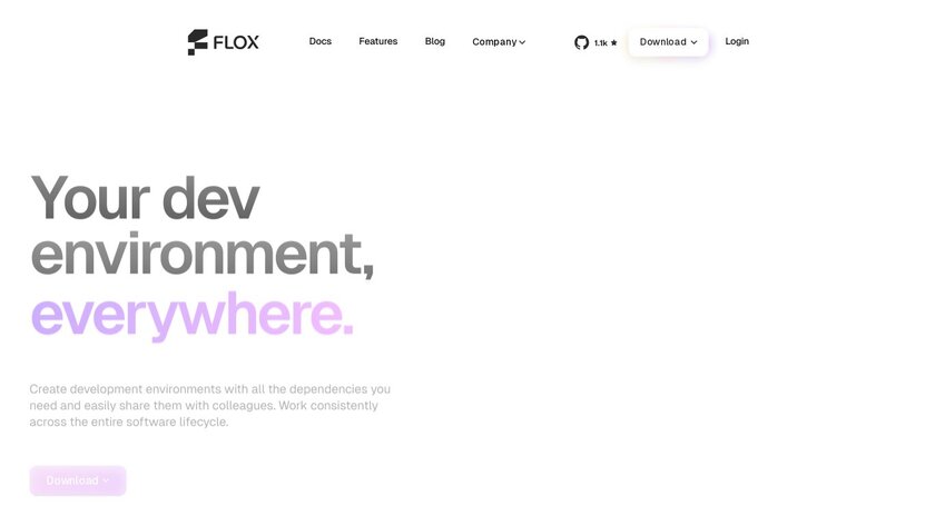 Flox Landing Page