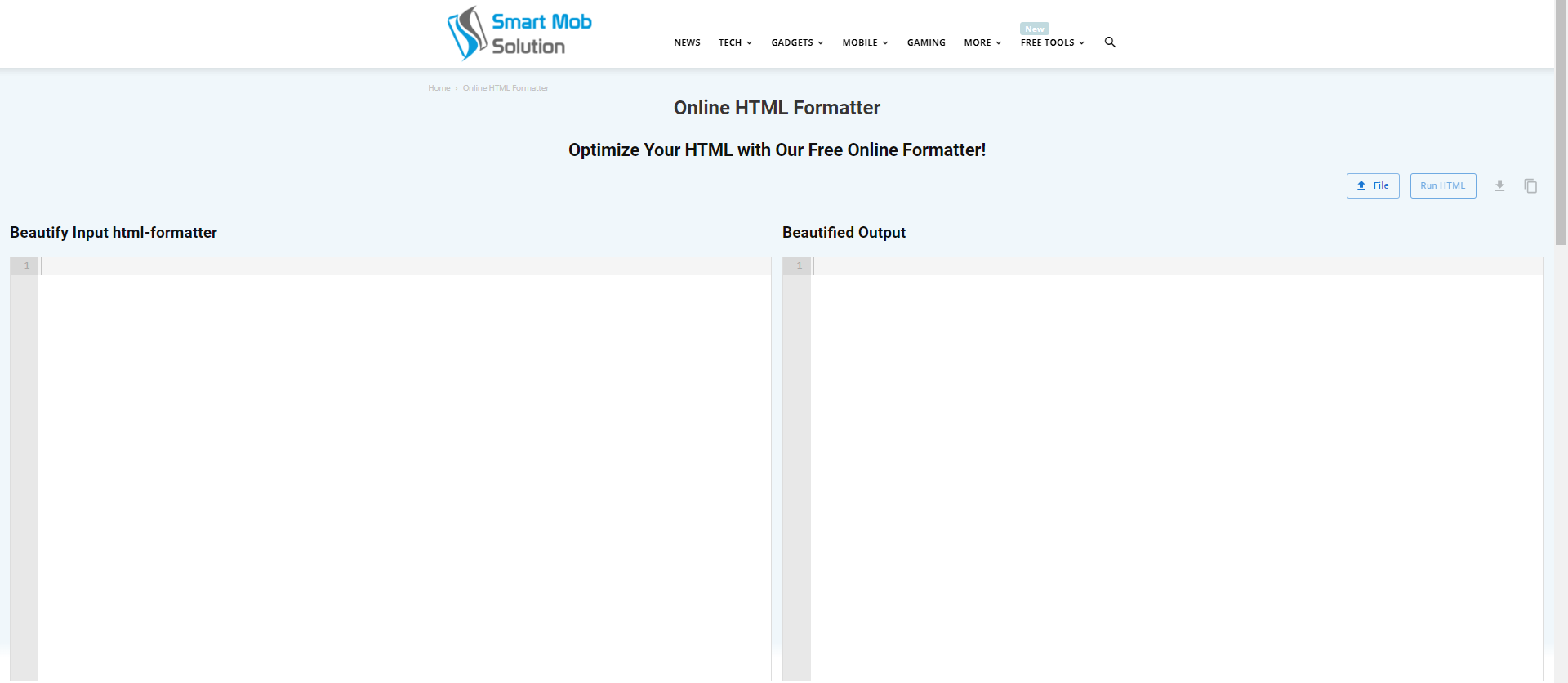 Smart Mob HTML Formatter 