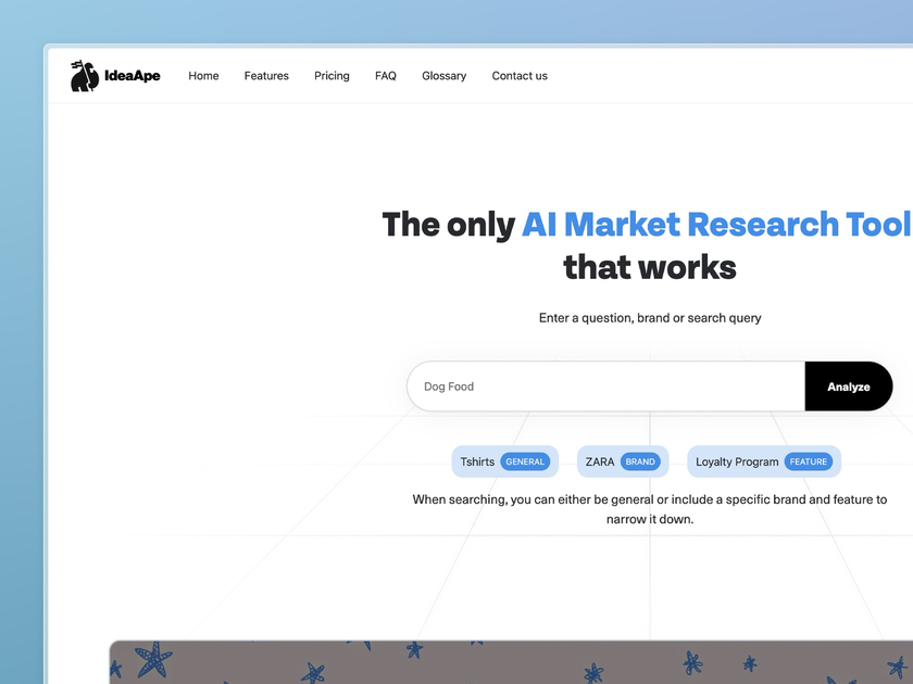 IdeaApe Landing Page